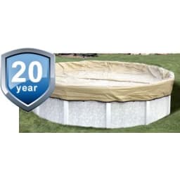 15'x30' Solid, Oval Winter Cover, 20 Yr. Emperor Warranty