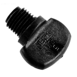 Drain Plug, Wing 1/4" Black