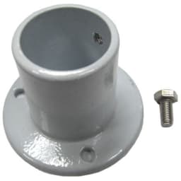 Aluminum Ladder Flange 1.5" OD Tubing, White