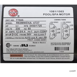 4HP 2-Speed 56Fr Executive Pump - 230v