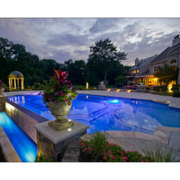 Treo 5W LED Color Changing Underwater Light - 4 Trim Rings (150' Cord)