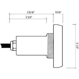 Treo 5W White LED Underwater Light - '80 Cord