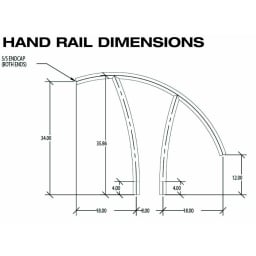Artisan Hand Rail Marine Grade (Single)