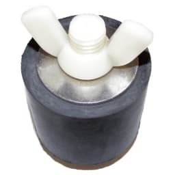 2" Rubber Plug with Nylon Nut