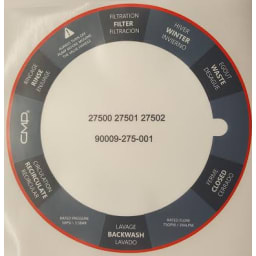 Replacement Pentair Multiport Valve Label