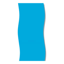 24' Round All Blue Overlap Liner, 48-52" Depth, Standard Gauge