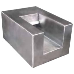 12" U-Shaped Stainless Steel Scupper