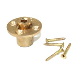 Brass Wood Deck Anchor Assembly