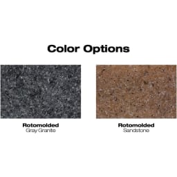 Typhoon Complete Slide, Left Turn - Gray Granite