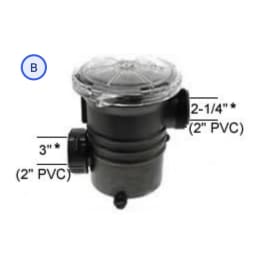 6" Pump Trap Assembly 2"x 2"