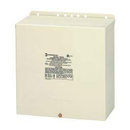 600 Watt Pool & Spa Safety Transformer, Input 120V, Output 12,13,14V,  Beige Steel Enclosure