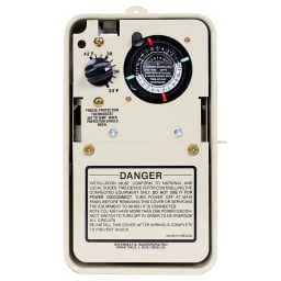 Freeze Protection Timer with Thermostat for 240V Applications, Type 3R Metal Enclosure