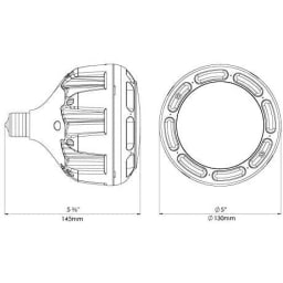 Multi Color Sonar Retro Bulb with Included Remote, Low Voltage (7W 12V)