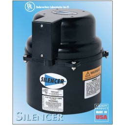 Silencer Air Blower, 1HP, 240V, 2.5 Amps