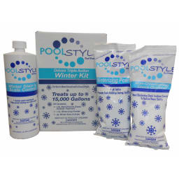 Deluxe Triple Action Chemical Winter Closing Kit for up-to 15,000 Gallon Pools