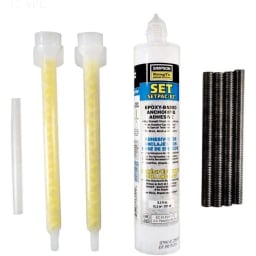 Epoxy Kit With (4) 1/2 Inch Mounting Bolts for Cantilever Diving Board Stands