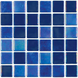 Tribeca, Dark Blue Glossy - 1" x 1"