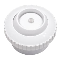 1.5" Eyeball Fitting with Check Valve, White