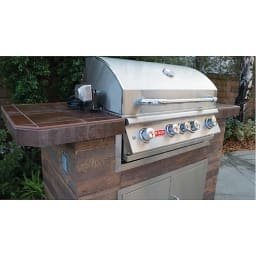 30" Angus 4 Burner Drop In Grill with Light, Propane