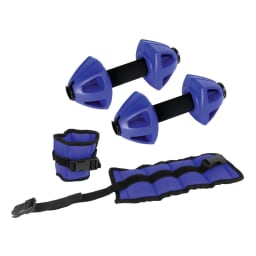 Underwater Fitness Kit With 2 Dumbbells And 2 Ankle Weights