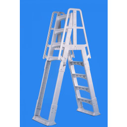 Slide Lock A-Frame Ladder, Taupe