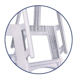 Slide Lock A-Frame Ladder, Taupe