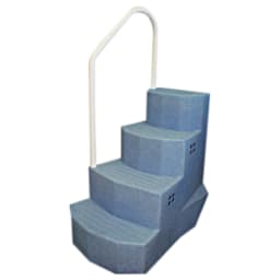 Blue Granite Handrail Above Ground Pool Steps, Small