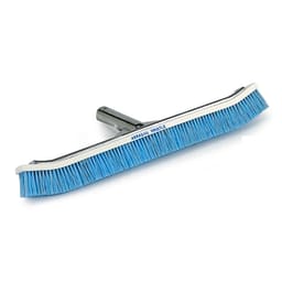 18" Service Pro 907 Sleeved Curved Brush, Metal Back, White Blended Nylon and Stainless Steel Bristle