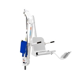 Mighty 400 Pool Lift,  White Powder Coat with White Seat