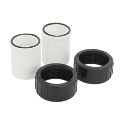 1.5" Black Union Kit For SuperMax/SuperFlo