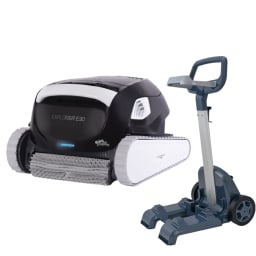 Dolphin Explorer E30 Robotic Pool Cleaner With Caddy