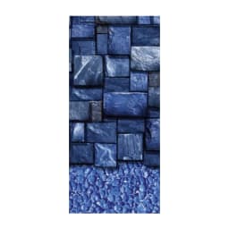 24' Round Blue Slate 54" EZ-Bead Liner, Standard Gauge