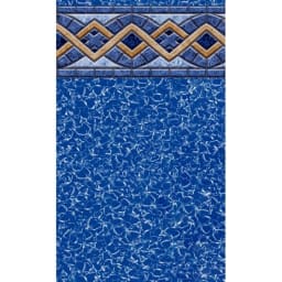 12'x24' Oval Liberty 52" Uni-Bead Liner, Heavy Gauge