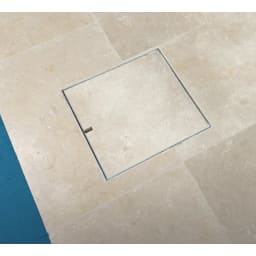 12" Hide Pool Deck Skimmer Lid Kit, 3/8" - 1/2" Material Depth (1 cm)