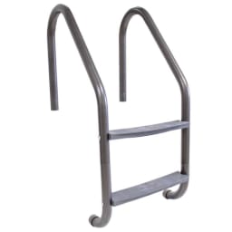 Classic 2-Step Ladder Polished .049 with White Heavy Duty Treads