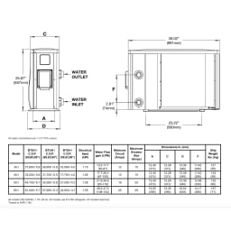 Crosswind 30-I Heat And Cool Pump, 30,000 Btuh, Spiral Titanium Heat Exchanger, Digital Controls