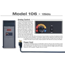 Analog Propane Gas Heater 106,000 BTU, P-R106A-AP-C