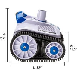 TracVac Suction, Wall Climbing Pool Cleaner for In-ground Pools up to 40 ft in Length – Automatic Pool Vacuum
