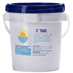 8 lbs Bucket 3" Swimming Pool Chlorine Tabs