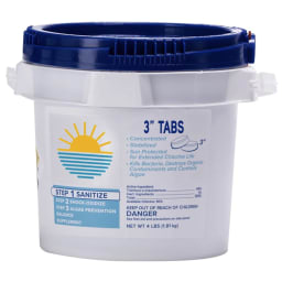 4 Lbs Bucket 3 Inch Chlorine Tabs
