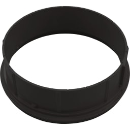 Bermuda Gunite Skimmer Deck Extension Collar; Black