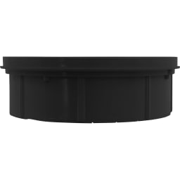 Bermuda Gunite Skimmer Deck Extension Collar; Black