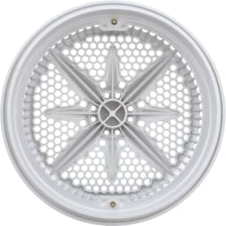 8" StarGuard Main Drain Cover With Long Ring, White