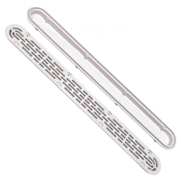 32" White Channel Drain Flat Grate Anti-Entrapment Suction Outlet Cover And Frame