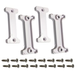 2" Channel Drain Cover and Frame, Light Gray