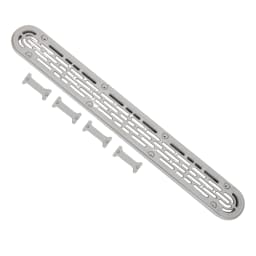 2" Channel Drain Cover and Frame, Light Gray