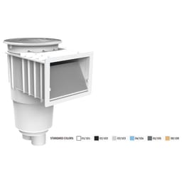 Light Gray Flowstar Skimmer with Float & Tan Lid