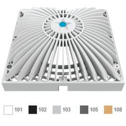 9" Square White MoFlow Retrofit Suction Outlet Cover