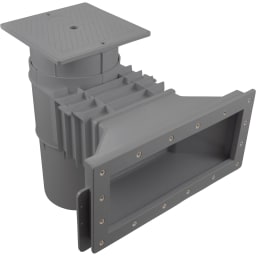 1-1/2" FPT Dark Grey Auto-Skim Skimmer Wide Track Outside Mount