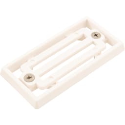 2" x 4" Deck/Gutter 3-Bar Grate and Frame Assy White